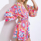 IN THE LEAVES WOVEN ROMPER