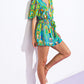 IN MY HAPPY PLACE WOVEN ROMPER