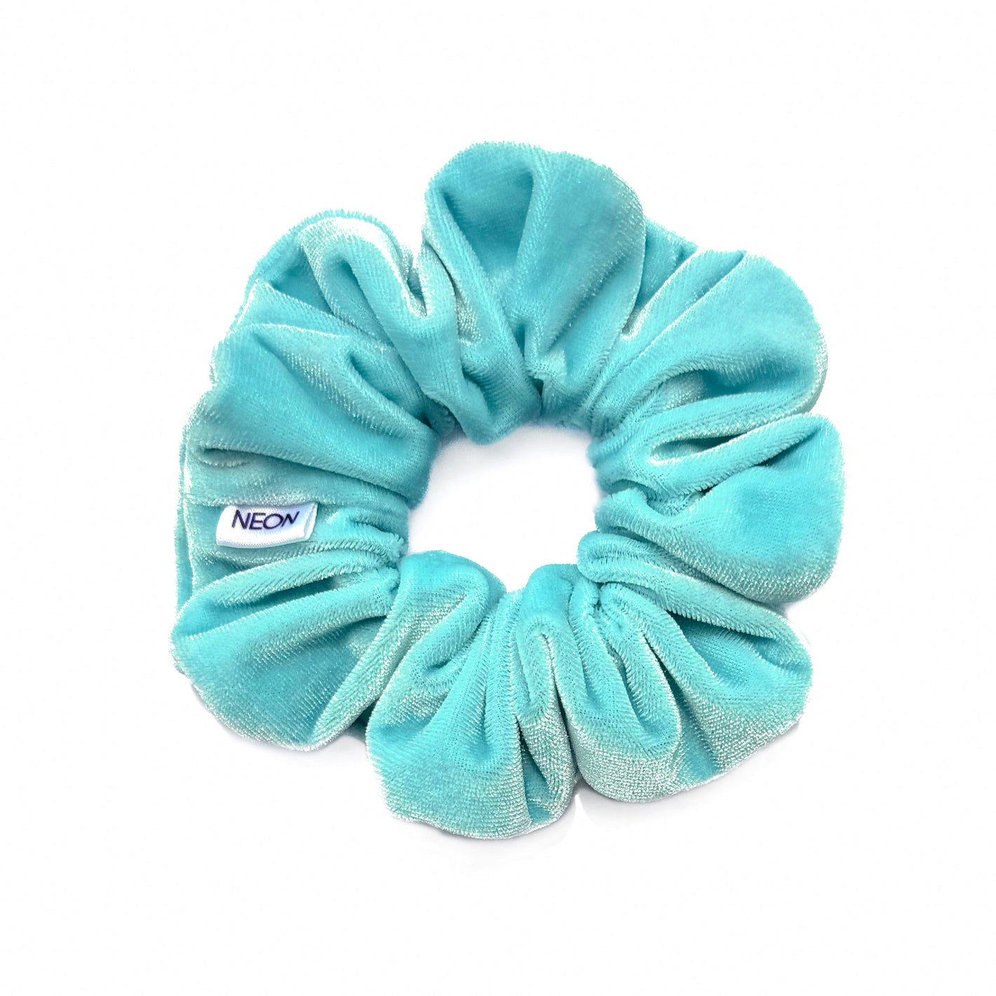 Luxe Velvet Scrunchie | aquamarine