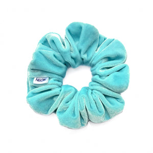 Luxe Velvet Scrunchie | aquamarine