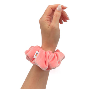Luxe Velvet Scrunchie | peach