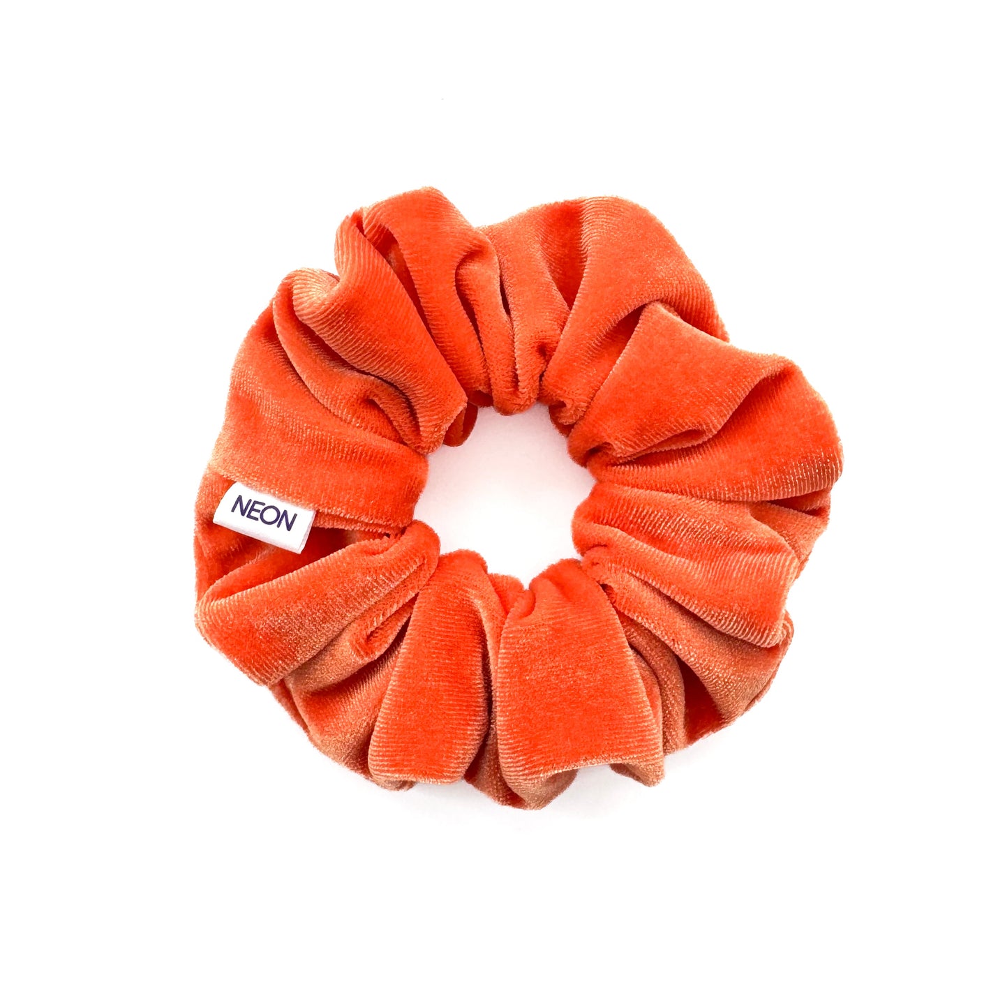 Luxe Velvet Scrunchie | tangerine