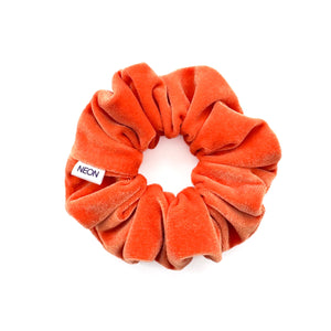 Luxe Velvet Scrunchie | tangerine