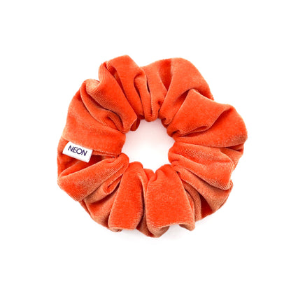 Luxe Velvet Scrunchie | tangerine
