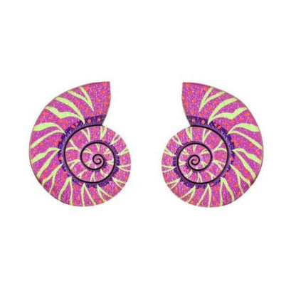 Sea Snail Earrings by Laliblue