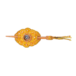Michelle Seed Bead Hair Barrette - Guatemala