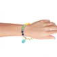Serape Multi-Color Golden Toggle Bracelet