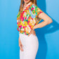 SWEET DREAMS FLORAL WOVEN TOP