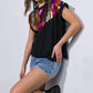 HOW I'M FEELING BLACK KNIT TOP