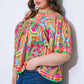 SPARKLY ENERGY WOVEN TOP