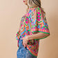 SPARKLY ENERGY WOVEN TOP