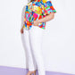 GRACEFUL BEAUTY WOVEN TOP