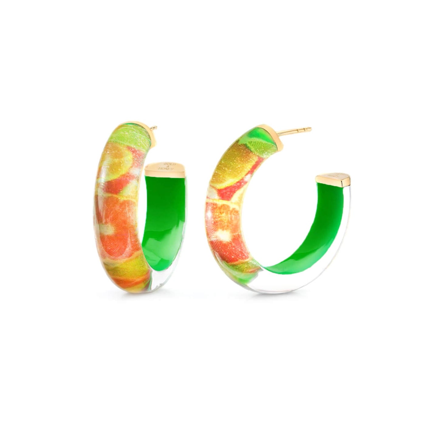 Sour Illusion Hoop Earrings