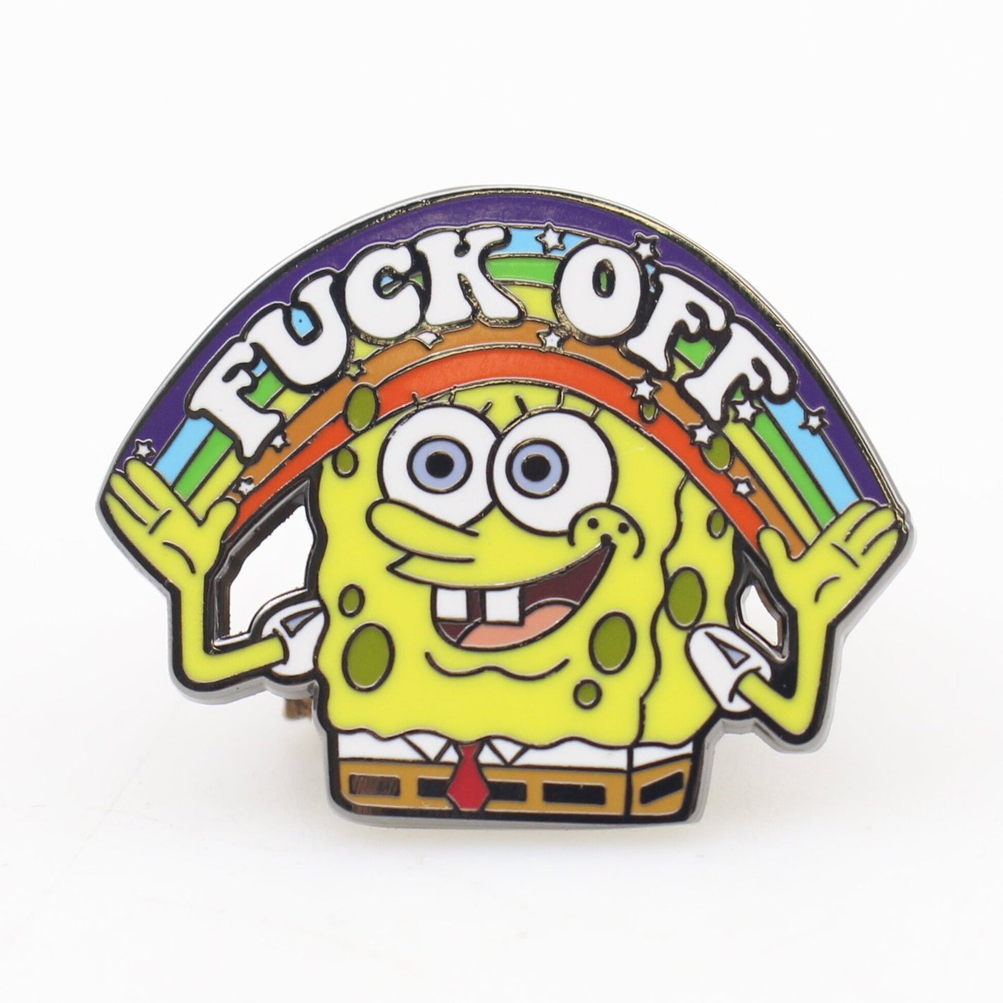 SpongeBob "F--k Off" Enamel Pin