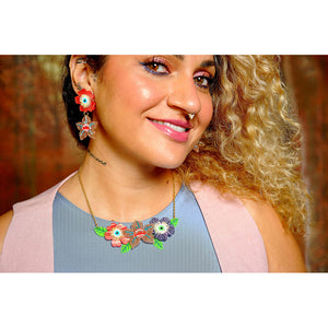 Spooky Flowers Necklace by Laliblue