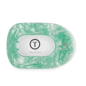 Spring Splash Large Flat Round Hair Clip