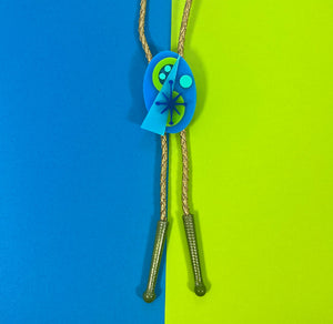 Mid Century Modern Starburst Bolo Tie