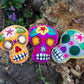 Hand-Embroidered Sugar Skull Ornament - Mexico