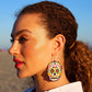 Sugar Skull Seed Bead Earrings - Guatemala