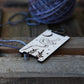Crescent Moon & Stars Snake WPI Ruler with Forest Plants