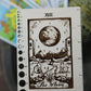 Maple Wood Moon Tarot Card Knitting Needle Gauge & 5" Ruler