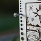 Maple Wood Moon Tarot Card Knitting Needle Gauge & 5" Ruler