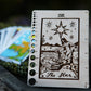 Maple Wood Moon Tarot Card Knitting Needle Gauge & 5" Ruler