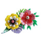 Tropical Flowers Brooch by Laliblue