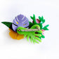 Tropical Flowers Brooch by Laliblue