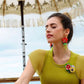 Tropical Flowers Brooch by Laliblue