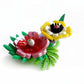 Tropical Flowers Brooch by Laliblue