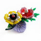 Tropical Flowers Brooch by Laliblue