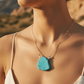 Turquoise Slab Necklace