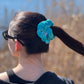 Luxe Velvet Scrunchie | turquoise