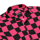 Twisted Tiles Checkerboard Button Up Shirt