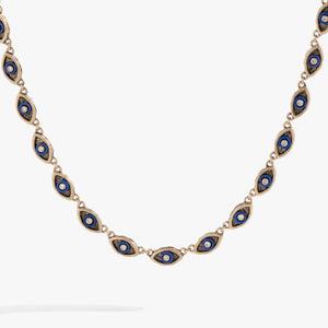 Untamed Evil Eye Chain Necklace 18"