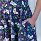 Video Game Controllers Super Twirler Dress with Pockets