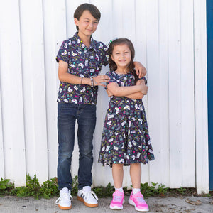 Video Game Controllers Super Twirler Dress with Pockets