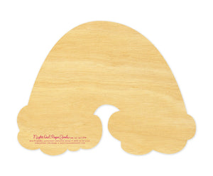 Mom Rainbow Wood Mother's Day Card