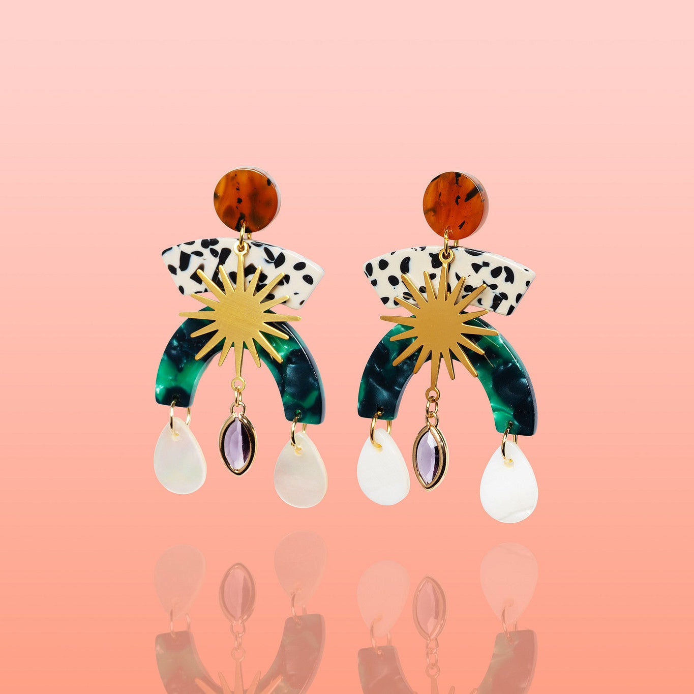 Maribel Shell Statement Earrings