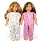 Doll Pajama Sewing Kit - Rainbows