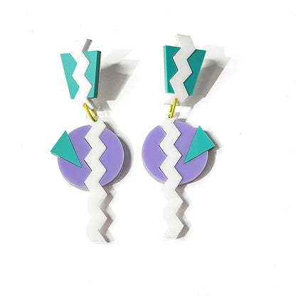 Moody Memphis Earrings - Pool Time