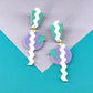 Moody Memphis Earrings - Pool Time