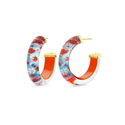 Wild Thang Illusion Hoop Earrings