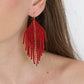 Raya Wine Earrings