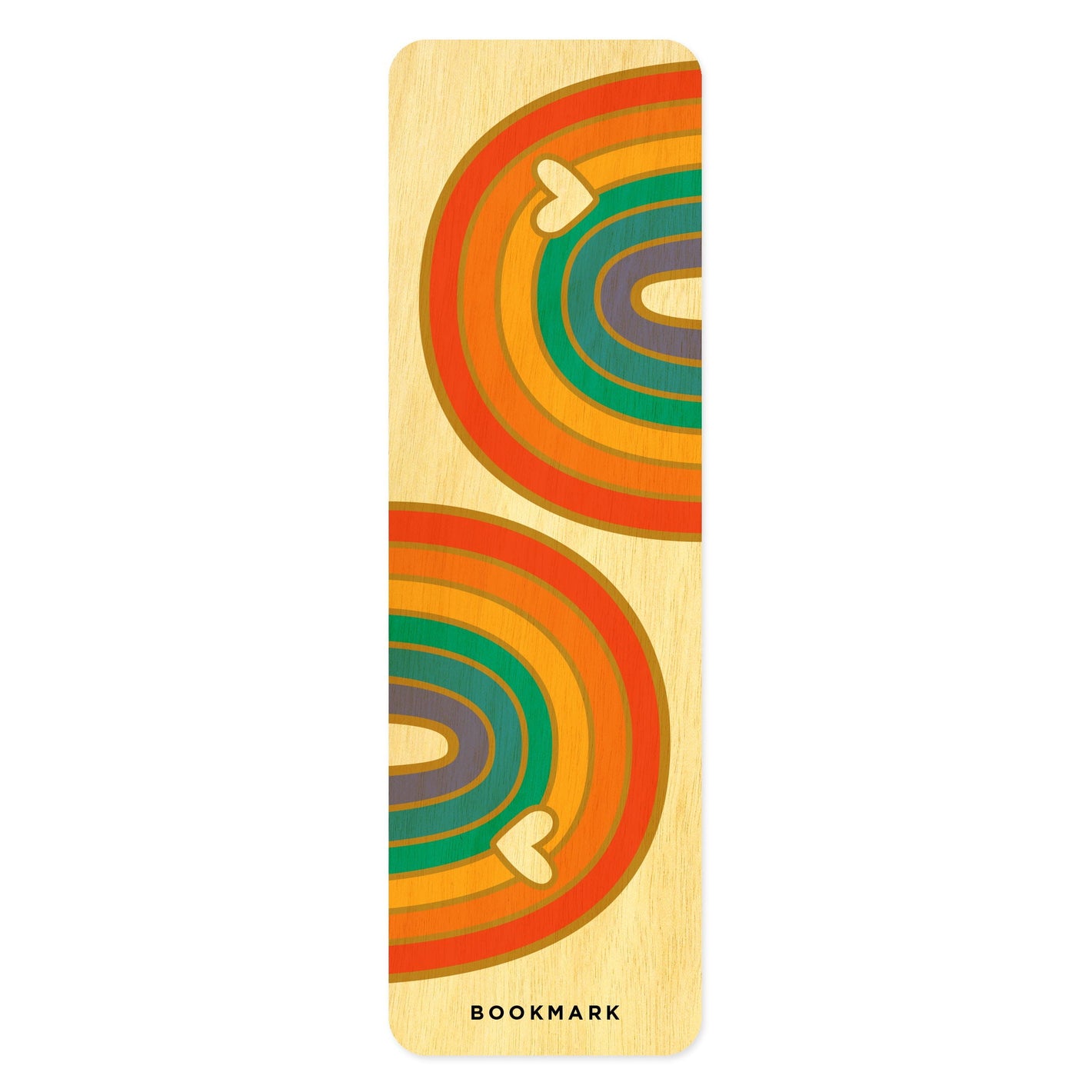Rainbows Wood Bookmark