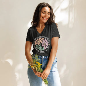 Protect Public Education V-Neck T-Shirt