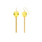 Tassel Bead Drop Earrings