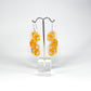 MidMod Tangerine Grid Earrings