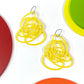Scribbled Doodle Earrings